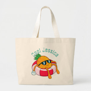 Bolso De Tela Gigante Guay Chill Pineapple