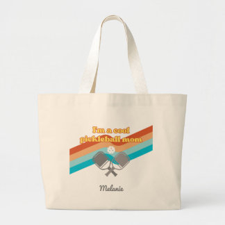 Bolso De Tela Gigante Guay Pickleball Mom Tote Bag Gran Retro