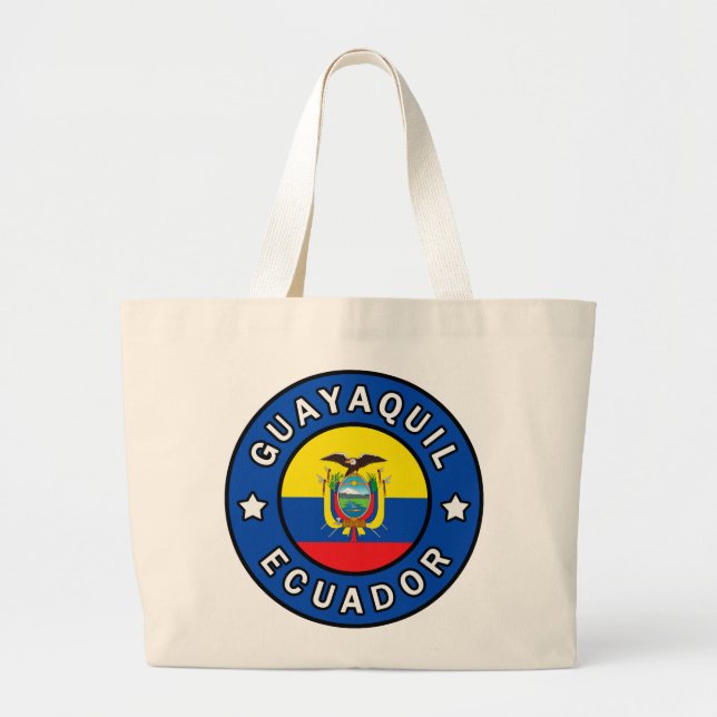 Bolso De Tela Gigante Guayaquil Ecuador (Frente)
