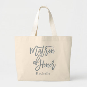 Bolso De Tela Gigante Guión De Letrero De Honor Azul Dusto