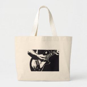Bolso De Tela Gigante Guitarra