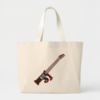 Bolso De Tela Gigante Guitarra F