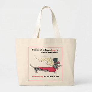 Bolso De Tela Gigante Gulliver Dapple ángel del libro de Doxie