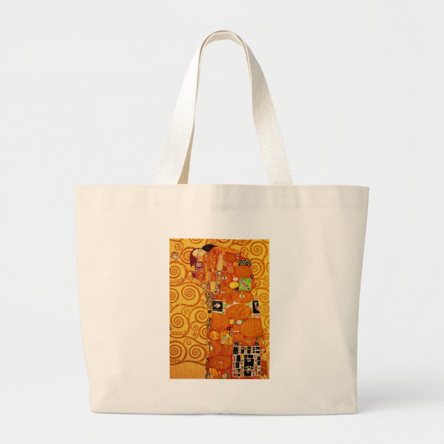 Bolso De Tela Gigante Gustav Klimt Nouveau, árbol de la vida (Frente)