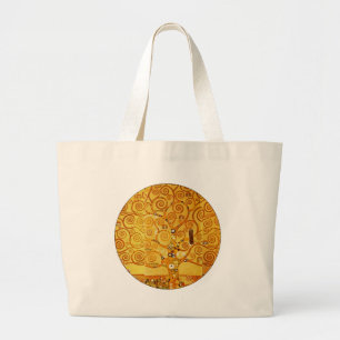 Bolso De Tela Gigante Gustav Klimt Nouveau, árbol de la vida