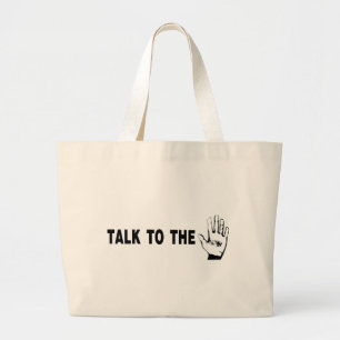 Bolso De Tela Gigante Hablar Con La Mano