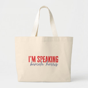 Bolso De Tela Gigante Hablo Kamala Harris