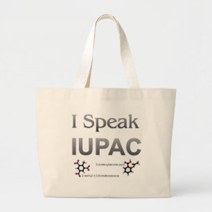 Bolso De Tela Gigante Hablo nomenclatura de la química de IUPAC