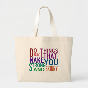 Bolso De Tela Gigante Hacer cosas - Tote de gimnasia