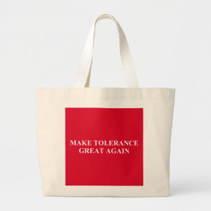Bolso De Tela Gigante Hacer que la tolerancia vuelva a ser grande