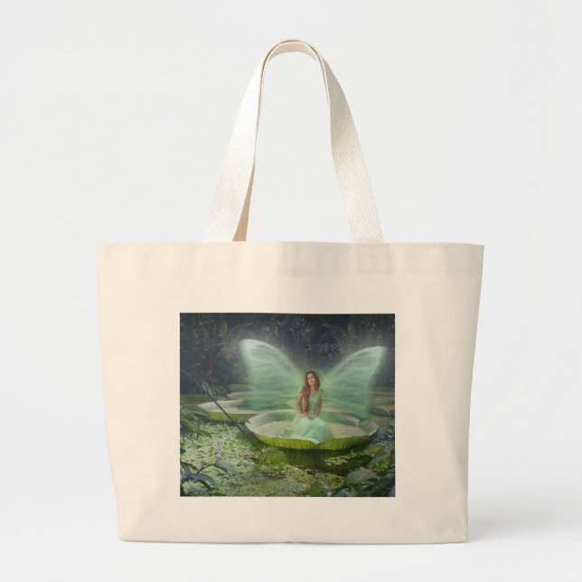 Bolso De Tela Gigante Hada de la charca (Frente)
