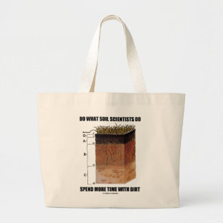 Bolso De Tela Gigante Haga qué científicos del suelo pasan más suciedad