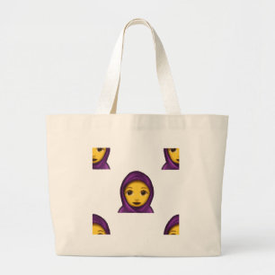 Bolso De Tela Gigante hajib de emoji
