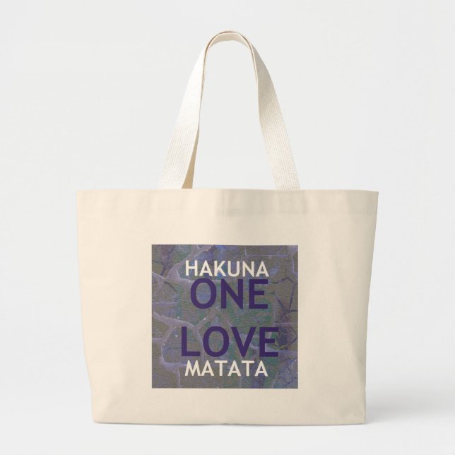 BOLSO DE TELA GIGANTE HAKUNA MATATA (Frente)