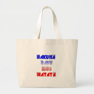 Bolso De Tela Gigante Hakuna Matata Baby & Kids: Diseño de Colores Franc