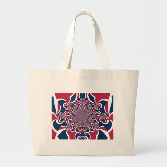Bolso De Tela Gigante Hakuna Matata Regalos de moda rojo y azul.jp (Frente)