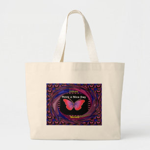 Bolso De Tela Gigante Hakuna Matata tiene un buen día.png