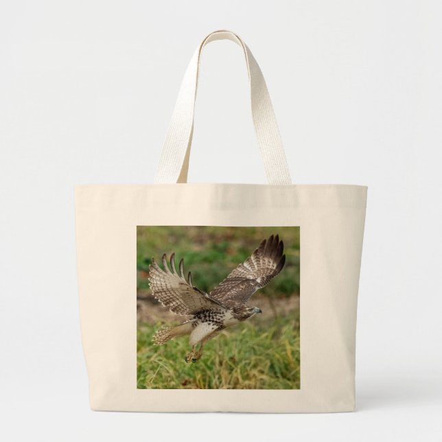 Bolso De Tela Gigante Halcón rojo inmaduro (Frente)