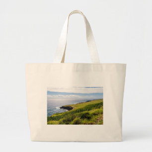 Bolso De Tela Gigante haleokane lookout y el océano pacífico