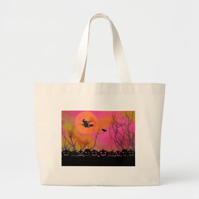 Bolso De Tela Gigante Halloween (Frente)