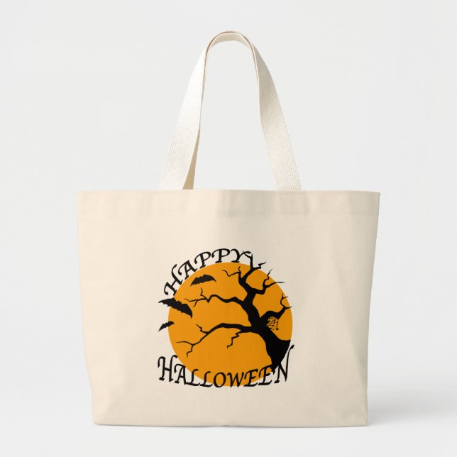 Bolso De Tela Gigante Halloween (Frente)