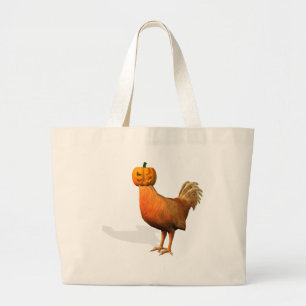 Bolso De Tela Gigante Halloween Rooster
