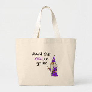 Bolso De Tela Gigante Halloween Wizard Tote Bag