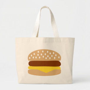 Bolso De Tela Gigante Hamburguesa