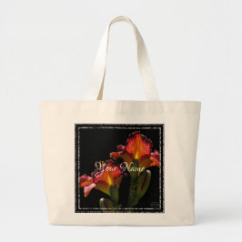 Bolso De Tela Gigante HAMbyWG - Naranja Lilys