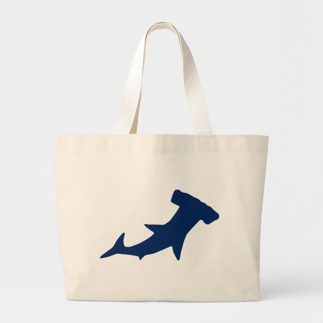Bolso De Tela Gigante Hammerhead Shark (Frente)
