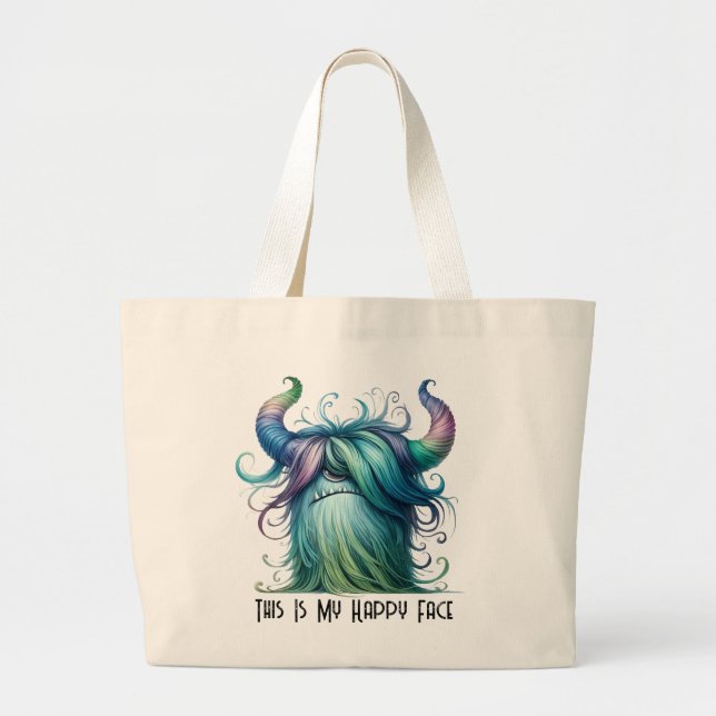 Bolso De Tela Gigante Hans - Monster Tote Bag de un solo ojo (Frente)