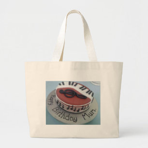 Bolso De Tela Gigante Happy birthday mum cake