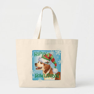 Bolso De Tela Gigante Happy Howliday Brittany