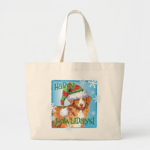 Bolso De Tela Gigante Happy Howliday Toller