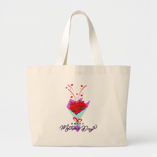 BOLSO DE TELA GIGANTE HAPPY MOTHER DAY GIFT (Frente)