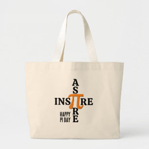 Bolso De Tela Gigante HAPPY PI DAY Aspire Inspire