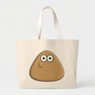 Bolso De Tela Gigante Happy Pou - Hand Bag