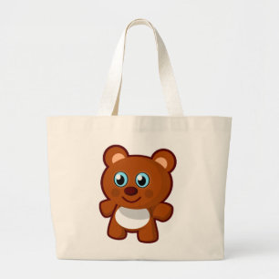 BOLSO DE TELA GIGANTE HAPPY TEDDY BEAR