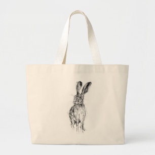 Bolso De Tela Gigante Hare Permanente