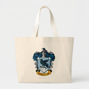 Bolso De Tela Gigante Harry Potter   Escudo Gótico Ravenclaw