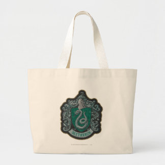 Bolso De Tela Gigante Harry Potter | Poderoso Escudo Retro de Slytherin