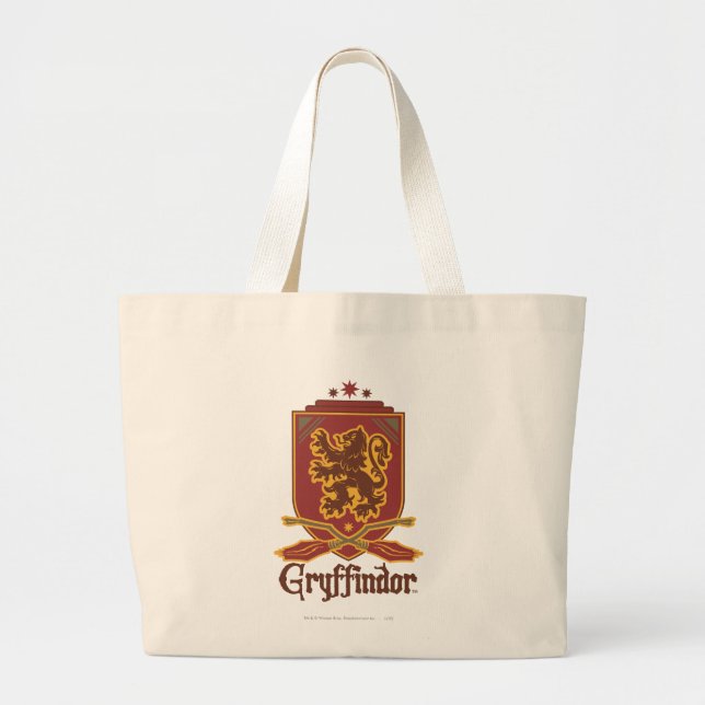 Bolso De Tela Gigante Harry Potter | Tarjeta Gryffindor QUIDDITCH™ (Frente)