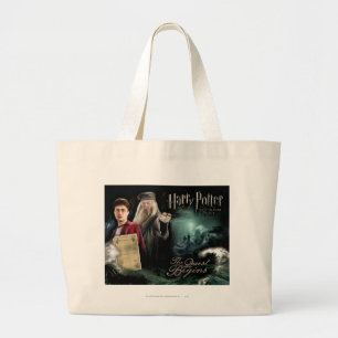 Bolso De Tela Gigante Harry Potter y Dumbledore