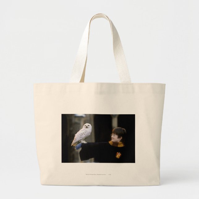 Bolso De Tela Gigante Harry y Hedwig 3 (Frente)