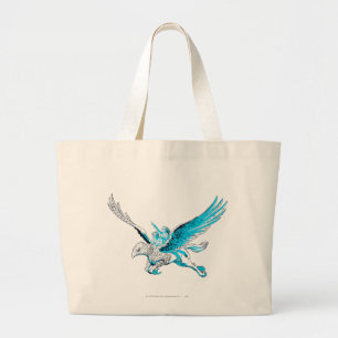 Bolso De Tela Gigante Harry y Hermione en un Hippogriff