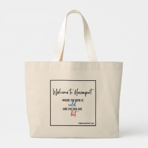 Bolso De Tela Gigante Havenport Tote Bag 
