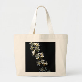Bolso De Tela Gigante Hawthorn Flowers jtcnm