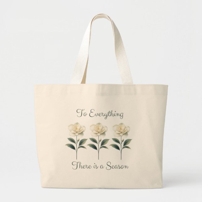 Bolso De Tela Gigante Hay una gardenia Tote Bag de temporada (Frente)