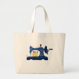 Bolso De Tela Gigante Hazlo fresco - Tote de máquina de coser