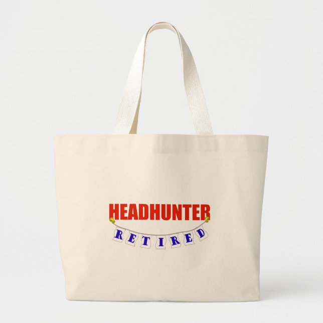 BOLSO DE TELA GIGANTE HEADHUNTER JUBILADO (Frente)